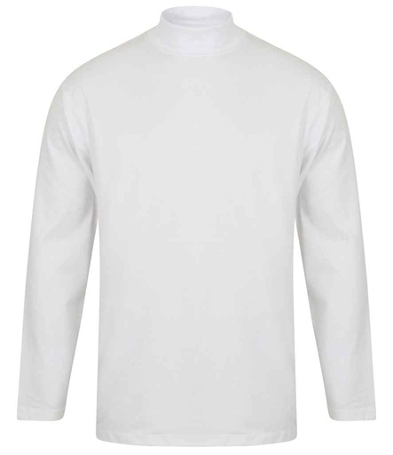 Henbury Long Sleeve Roll Neck Top