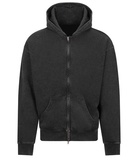 [JH185 WBK] AWDis Vintage Washed Zoodie