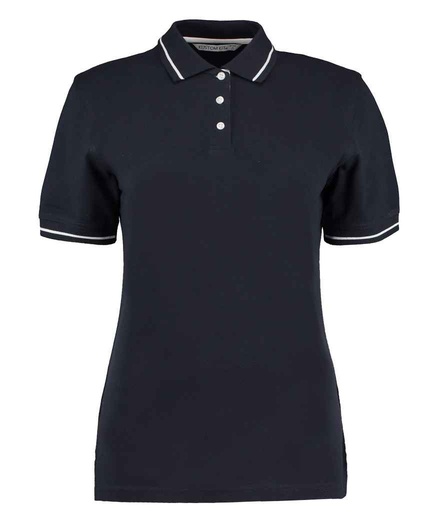 Kustom Kit Ladies St Mellion Tipped Cotton Piqué Polo Shirt