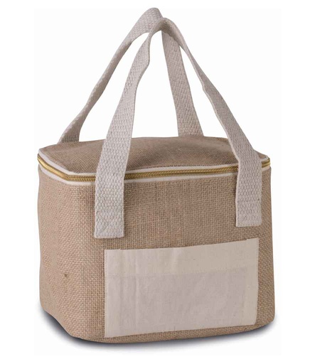 [KI0352 NAT] Kimood Small Jute Cool Bag