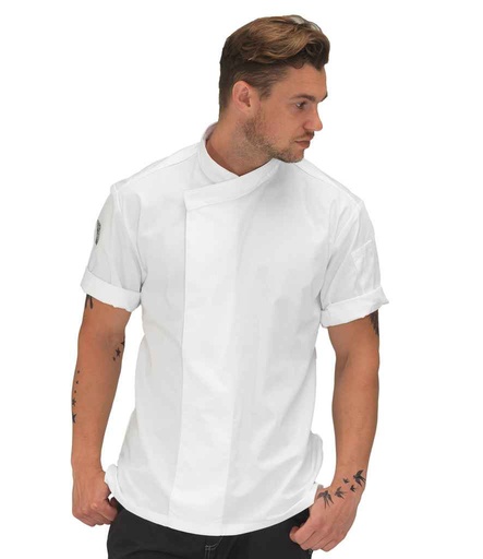 [LE002 WHI] Le Chef Short Sleeve Academy Tunic