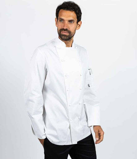 [LE011 WHI] Le Chef Long Sleeve Luxe Jacket