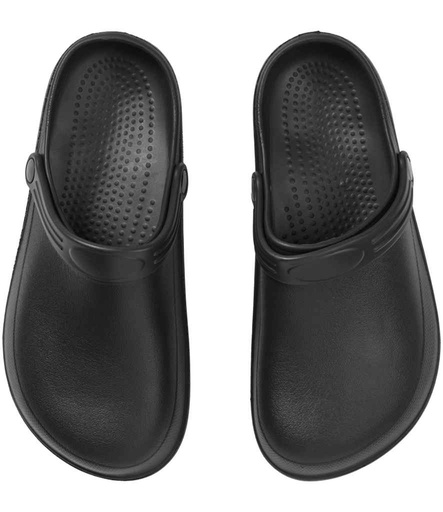 [PR910 BLK] Premier Chef's Anti-Slip Anchor Clogs