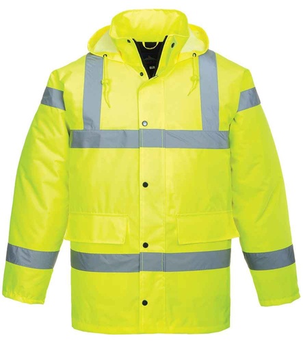 [PW003 YEL] Portwest Hi-Vis Traffic Jacket