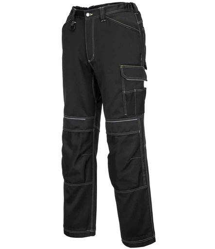 [PW1004 BLK] Portwest PW3 Lightweight Stretch Trousers