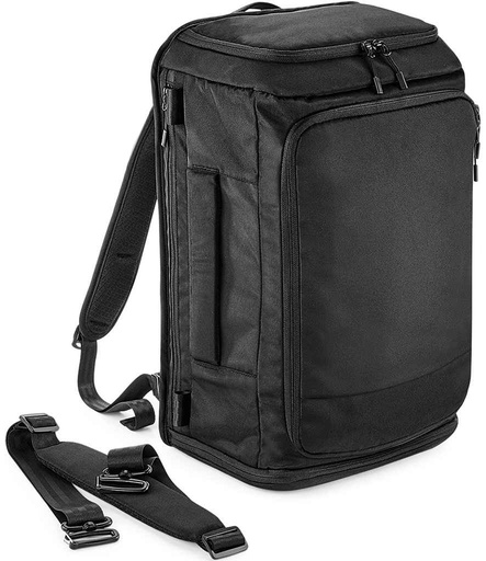 [QD568 BLK] Quadra Pitch Black 72 Hour Weekender