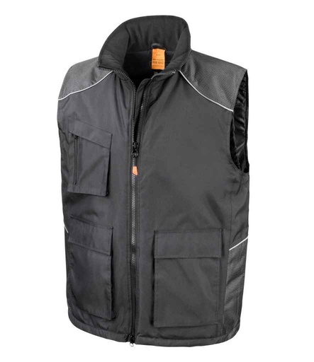 [RS306 BLK] Result Work-Guard Vostex Bodywarmer