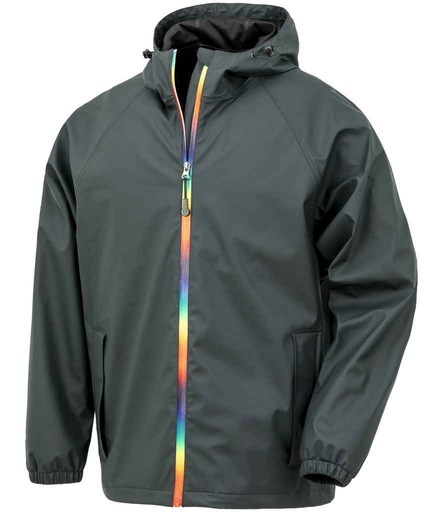 [RS908 BKOL] Result Recycled Prism PU Waterproof Jacket