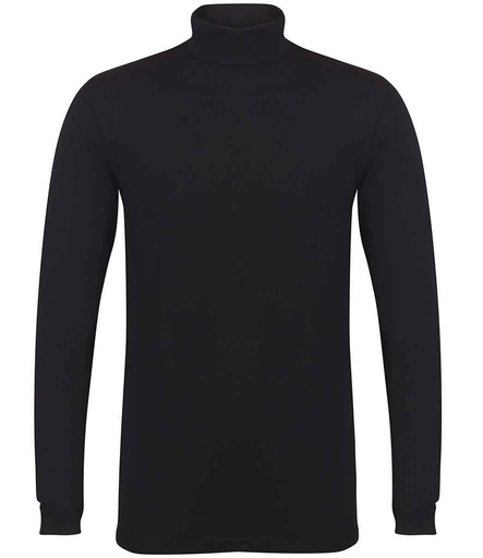 [SF125 BLK] SF Clothing Feel Good Stretch Roll Neck Top
