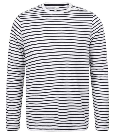 [SF204 WH/OX] SF Clothing Unisex Long Sleeve Striped T-Shirt