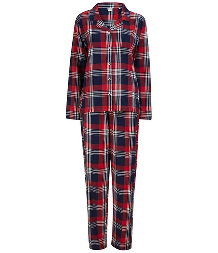 [SK74 RD/NV] SF Clothing Ladies Tartan Lounge Set