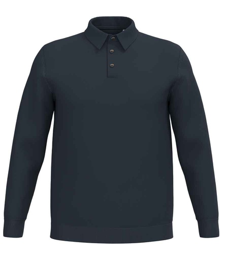 Spasso Knitted Long Sleeve Polo Shirt