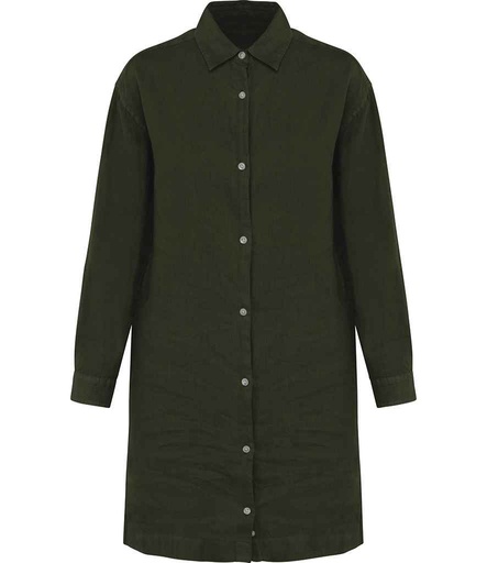 Spasso Ladies Linen Dress Shirt