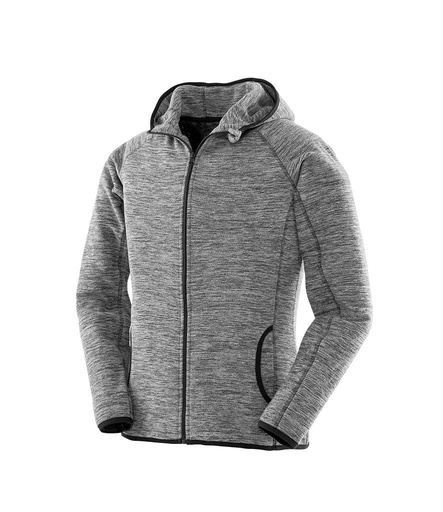 [SR245F GY/BK] Spiro Ladies Micro Fleece Hoodie