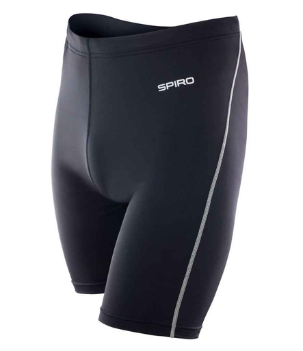 [SR250M BLK] Spiro Bodyfit Base Layer Shorts