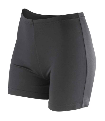 [SR283F BLK] Spiro Impact Ladies Softex® Shorts