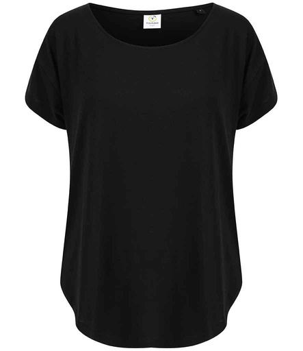 [TL527 BLK] Tombo Scoop Neck T-Shirt