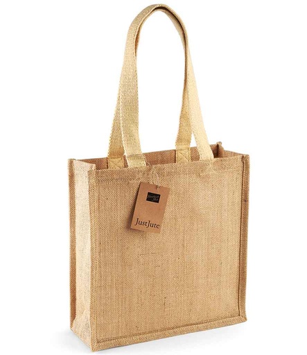 [W406 NAT] Westford Mill Jute Compact Tote Bag