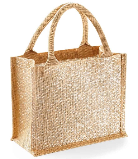 [W431 NTG] Westford Mill Shimmer Jute Mini Gift Bag