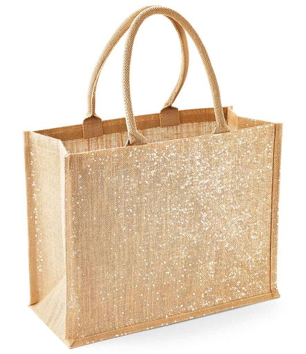 [W437 NTG] Westford Mill Shimmer Jute Shopper