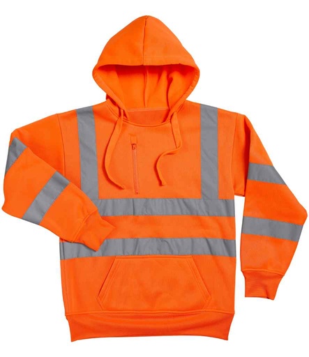 Warrior Hi-Vis Pull On Hoodie