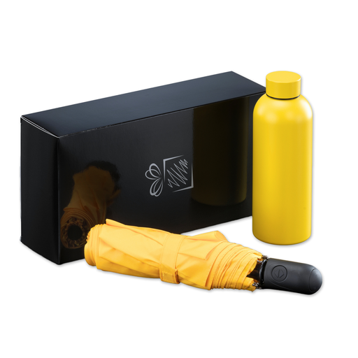 Active Set: thermal water bottle 500 ml & automatic umbrella