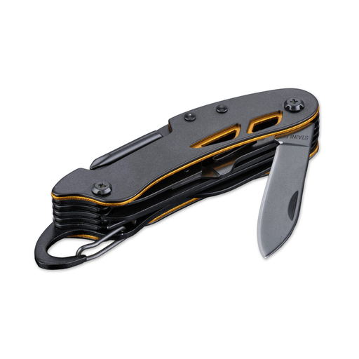 Optima titanium-coated steel pocket knife
