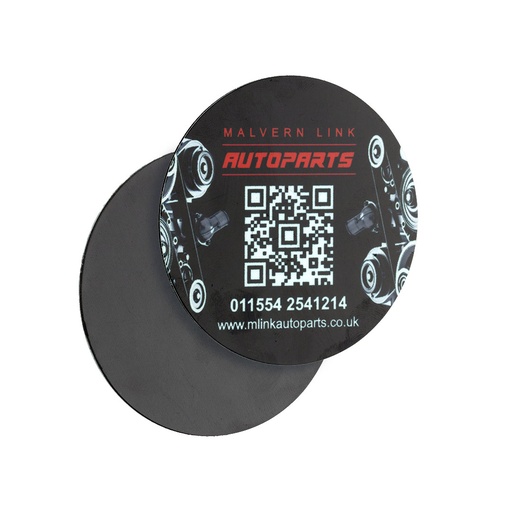 [MFMSB9] Aluminium Fridge Magnet 63mm Round