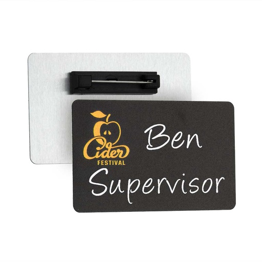 [ABB1] ABB1 73mm x 44mm Reusable Blackboard Name Badge