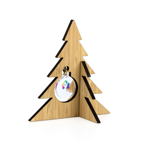 [TTCT-ACRB] Bamboo Christmas Tree With Acrylic Bauble