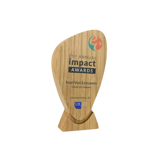 [WDRA2] Oblique Ovoid Award 80mm x 150mm