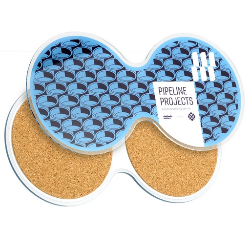 [RE-ACRC-D] Recycled Acrylic Double Coaster