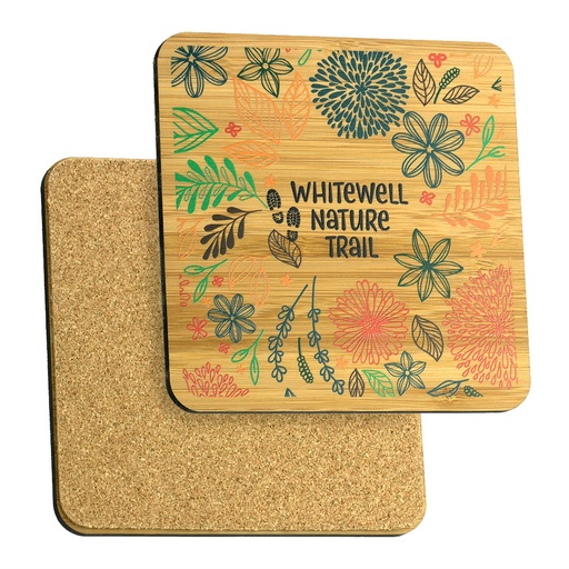 [BMB-CSQ-L-BAMBOO] Bamboo Coaster 128mm Square