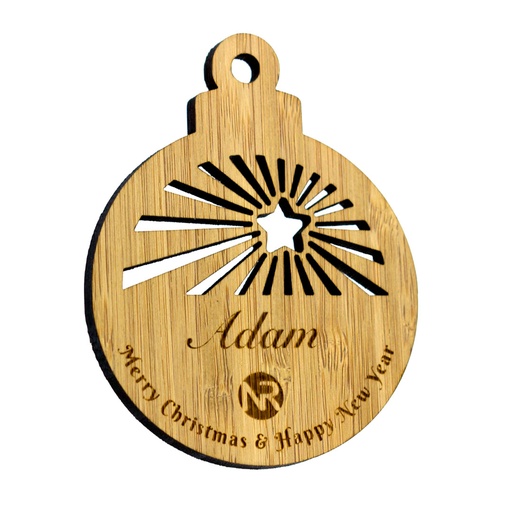 [BMB-CTO-B8-BAMBOO] Bamboo Radiating Star Bauble
