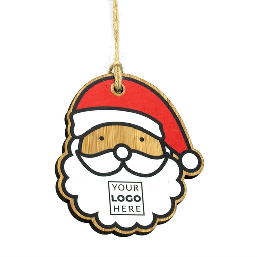 [BMB-CTO-SB2-BAMBOO] Bamboo Shaped Bauble - Santa