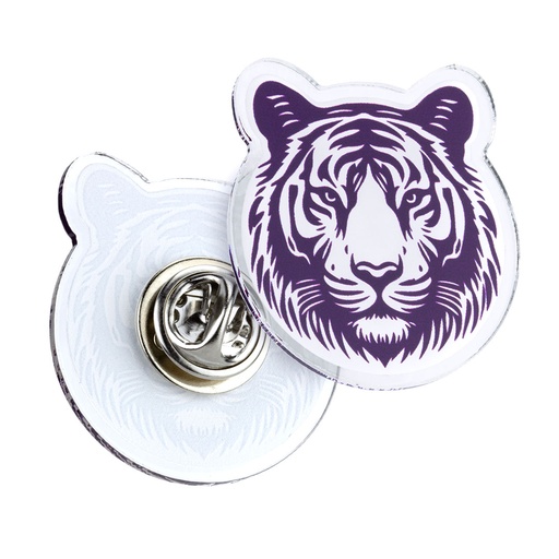 [ACR-PB35] Recycled Acrylic Clutch Pin Badge Upto 35x35mm