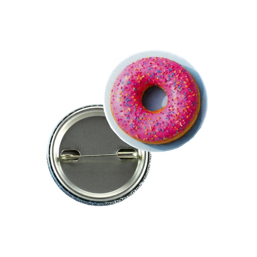 [AM-BB38P] 38mm All Metal Button Badge