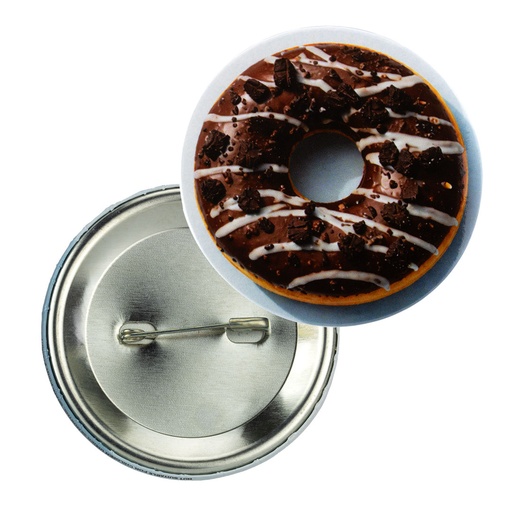 [AM-BB55P] 55mm All Metal Button Badge