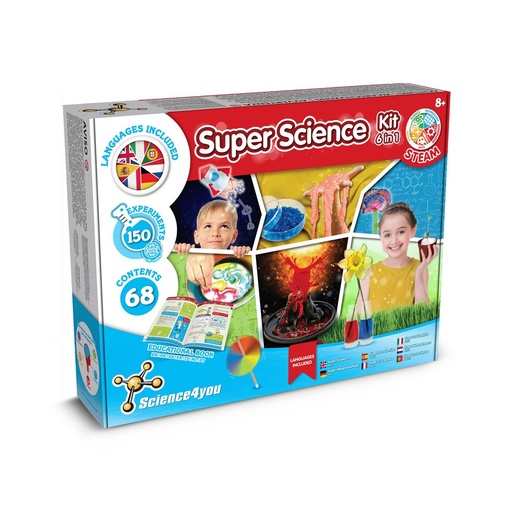 [35815-100] 6 in 1 Super Science Kit I. Educational kit for children
