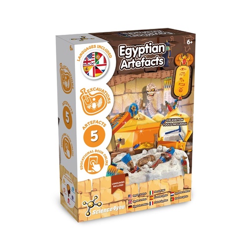 [35851-100] Ancient Egypt Excavation Kit I. Educational game for children