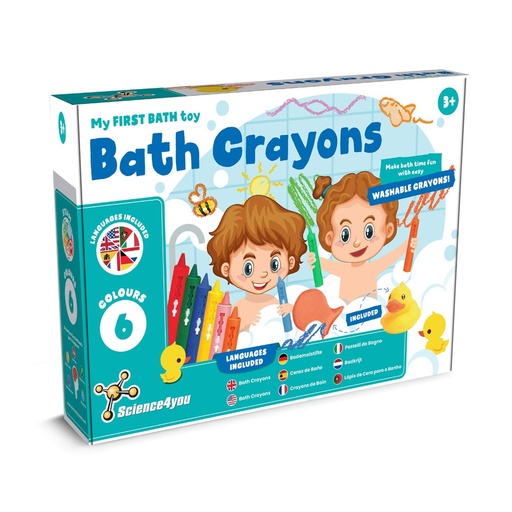 [35856-100] BATH CRAYONS. Educational toys for children