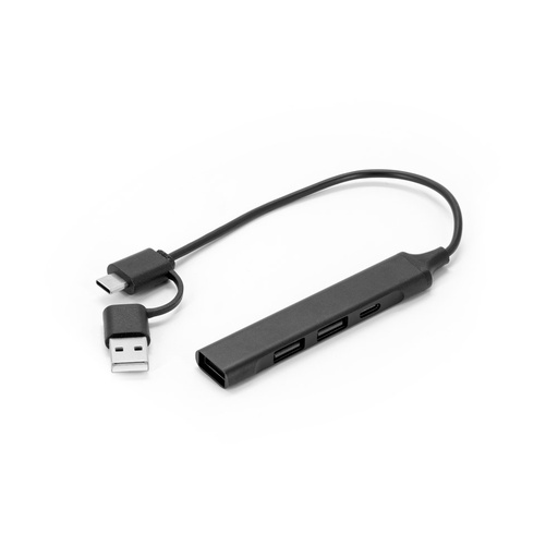 [97221-103] BENIOFF. A multifunctional hub that expands your device’s connectivity, made from recycled PET (33% rPET) and recycled aluminium (31% rAL)