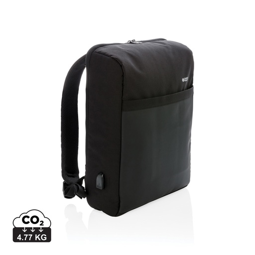 [P762.371] Swiss Peak 15" anti-theft RFID & USB backpack PVC free