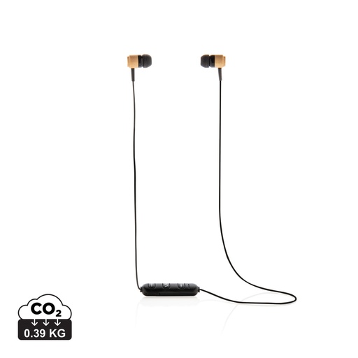 [P329.109] Bamboo wireless earbuds
