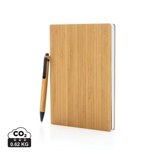[P772.159] A5 Bamboo notebook & pen set