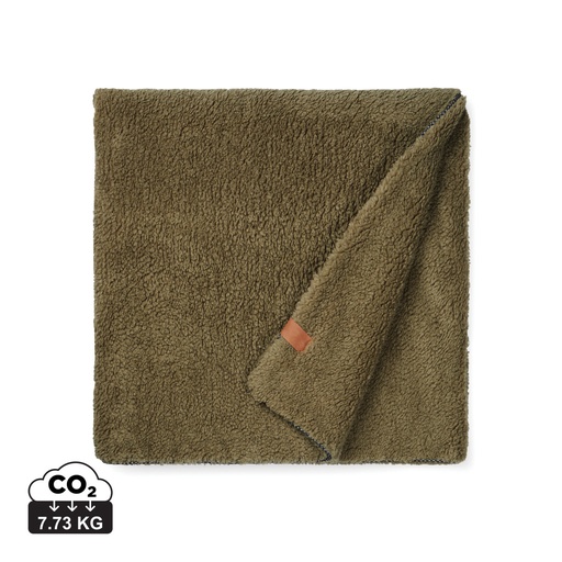 [V404059] VINGA Maine GRS recycled double pile blanket
