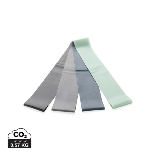 [P320.041] 4pc elastic fitness bands in pouch