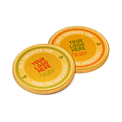 [104291] Medallion - Foiled Chocolate - 75mm