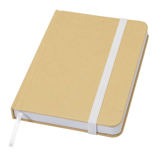 [106022] Reed A6 recycled hard cover notebook with plain pages