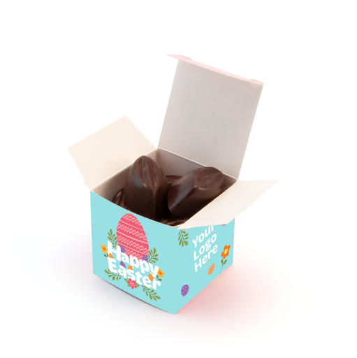 [106457] Easter - Eco Maxi Cube - Dark Salted Caramel - Chocolate Truffles